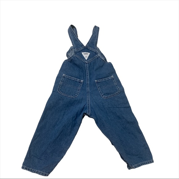 OshKosh Denim Overalls for little girls size 3T blue color - Picture 2 of 16